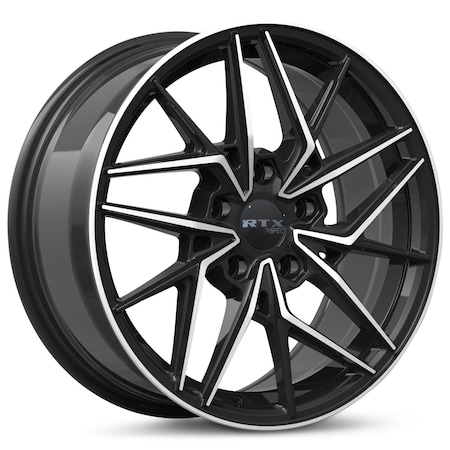 Rtx RS11 17x7 5x114.3 ET42 CB73.1 Gloss Black Machined 083321